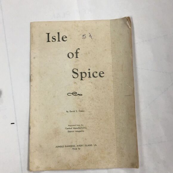 Vintage 1950s era isle of spice book by David Oakes - Picture 1 of 7